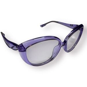 Moschino MO631 Purple Cat-Eye Eyeglasses Reading‎ Glasses 57-15-140mm Rare